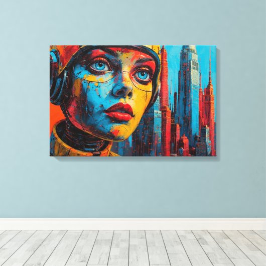 Flight into Yesterday-12 キャンバスプリント (インサイチュ (ウッドフロア))