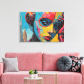 Flight into Yesterday-2 キャンバスプリント (インサイチュ (リビング))