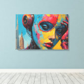 Flight into Yesterday-2 キャンバスプリント (インサイチュ (ウッドフロア))