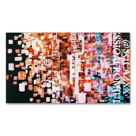 Flight Magからの夜景 マグネット名刺