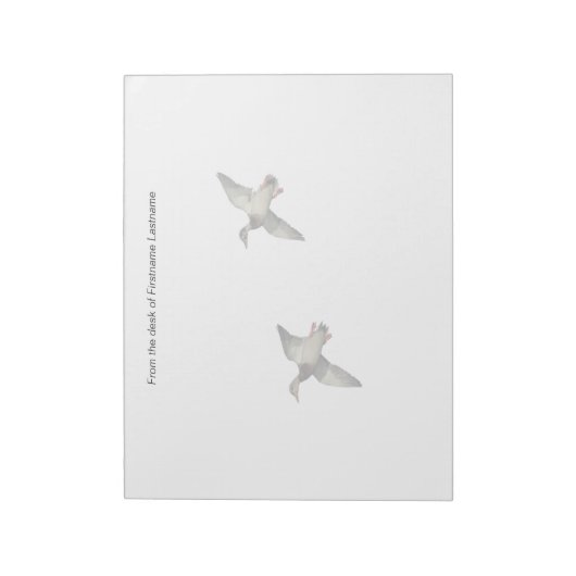 Flight Notepadのアヒル ノートパッド (回転)