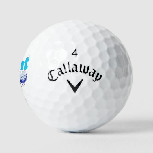 Flight Risk Golf Ball - Bold Graphic Design ゴルフボール (ロゴ)