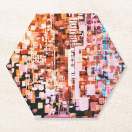 Flight Stickerからの夜景 ペーパーコースター