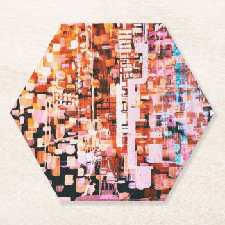 Flight Stickerからの夜景 ペーパーコースター