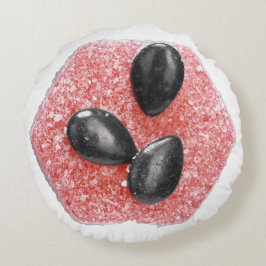 FlightBitesサワースイカ ラウンドクッション