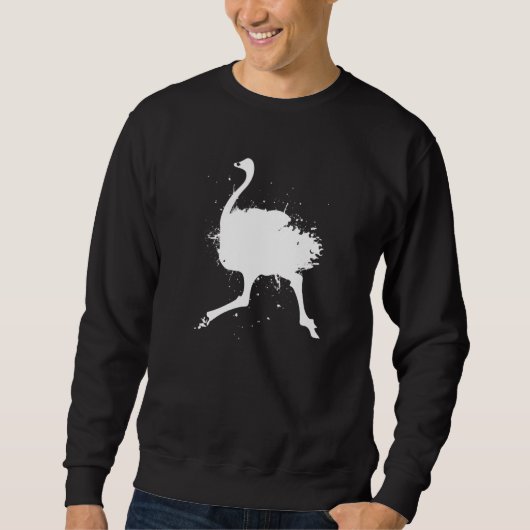 Flightless Bird Ornithology - Wildife Emu Ostrich スウェットシャツ (正面)