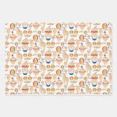 FligosofFancyラッピング紙フラットシートセット3 ラッピングペーパーシート (正面2)