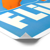 Flims Switzerland vintage旅行ポスター ポスター (角)