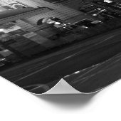 Flinders Station, Melbourne – 白黒ポスター ポスター (角)