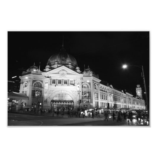 Flinders Station, Melbourne - 12 x 8プリント フォトプリント (正面)