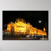 Flinders Station Melbourne Australia – ポスター (正面)