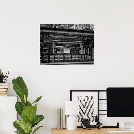 Flinders Street Station Platform Melbourne ポスター (ホームオフィス)