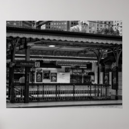 Flinders Street Station Platform Melbourne ポスター