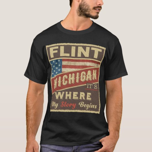FLINT、MIストーリーの始まりだ Tシャツ (正面)