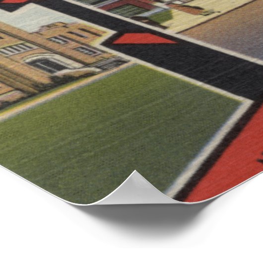 Flint, MichiganLarge Letter ScenesFlint, MI 2 ポスター (角)