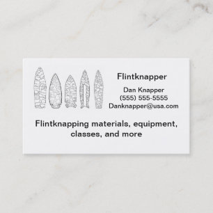 flintknapperの名刺 名刺