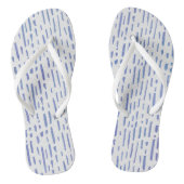 Flip Flops - Blue Stripe Pattern ビーチサンダル (ソール)