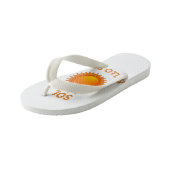 Flip Flops with Sol Brillo Sola Logo | Inspiration キッズビーチサンダル (アングル)