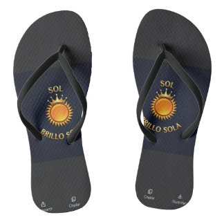Flip Flops with Sol Brillo Sola Logo | Inspiration ビーチサンダル