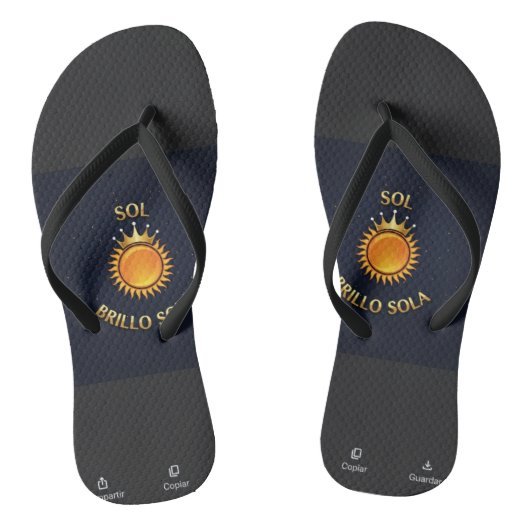 Flip Flops with Sol Brillo Sola Logo | Inspiration ビーチサンダル (ソール)