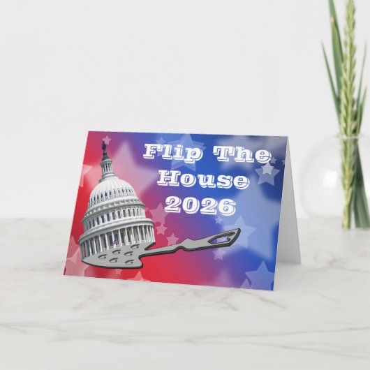 Flip The House Vote Blue 2026 カード (正面)