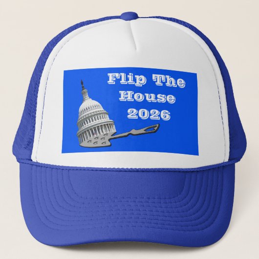 Flip The House Vote Blue 2026 キャップ (正面)