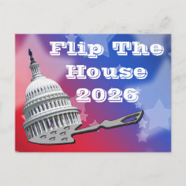 Flip The House Vote Blue 2026 シーズンポストカード