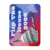 Flip The House Vote Blue 2026 マグネット (縦)