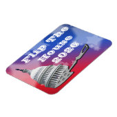 Flip The House Vote Blue 2026 マグネット (左側)