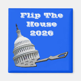 Flip The House Vote Blue 2026 マグネット