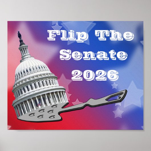 Flip The Senate Vote 2026 ポスター (正面)