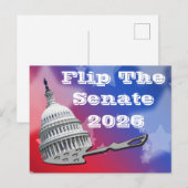 Flip The Senate Vote 2026 ポストカード (正面/裏面)