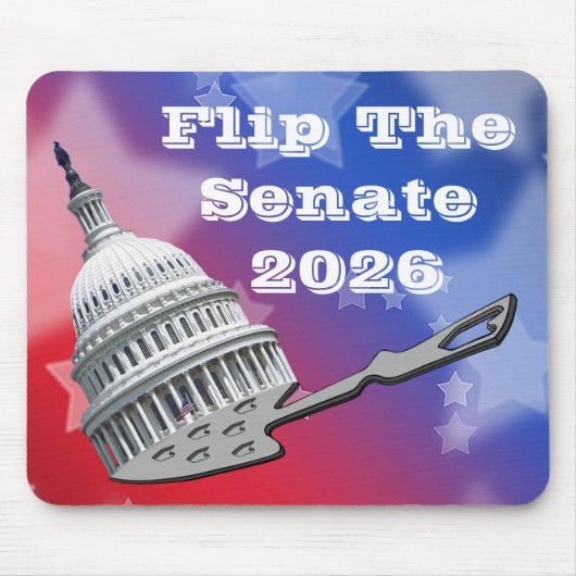 Flip The Senate Vote 2026 マウスパッド (正面)