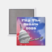 Flip The Senate Vote 2026 マグネット (正面/裏面)