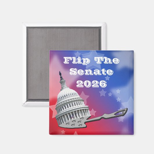 Flip The Senate Vote 2026 マグネット (正面/裏面)