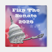Flip The Senate Vote 2026 マグネット (正面)