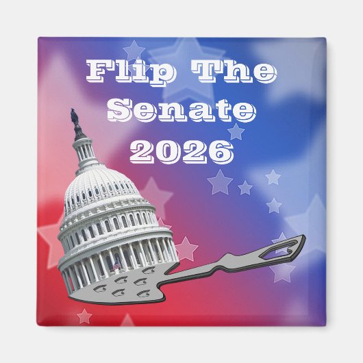 Flip The Senate Vote 2026 マグネット (正面)