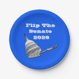 Flip The Senate Vote Blue 2026 ペーパープレート