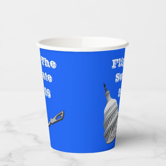 Flip The Senate Vote Blue 2026 紙コップ (左)