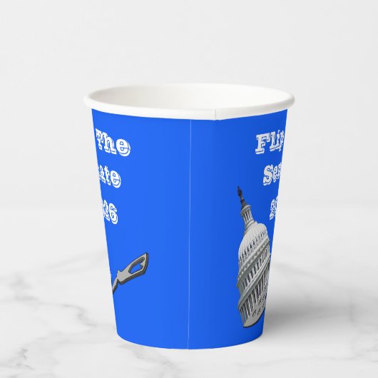 Flip The Senate Vote Blue 2026 紙コップ (右)
