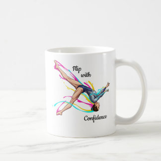 Flip with Confidence – Gymnastics Mug コーヒーマグカップ