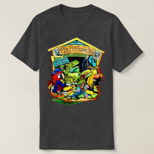 FlipFlop修理工場 Tシャツ (デザイン正面)