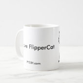 FlipperCatのマグ コーヒーマグカップ (正面左)