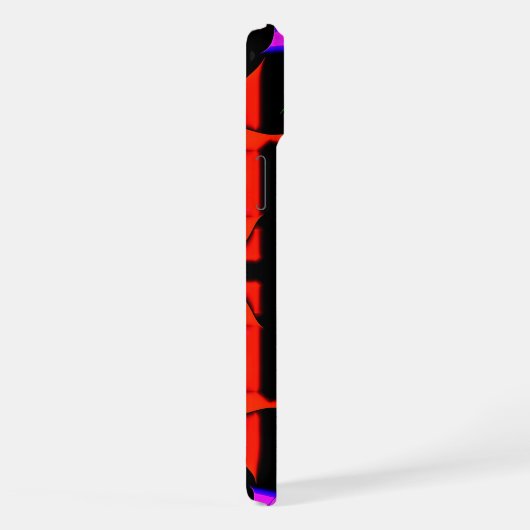 Flippiges cooles buntes Top Design für iPhoneケース (右側面)