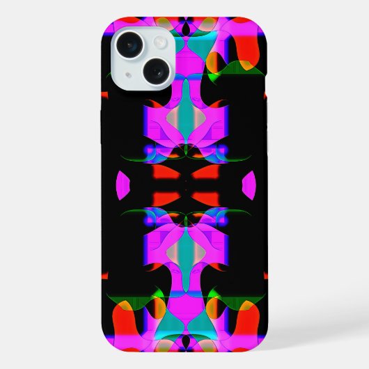 Flippiges cooles buntes Top Design für iPhoneケース (裏面)