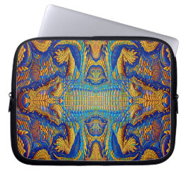 Flippiges cooles Kroko Top Design für ラップトップスリーブ