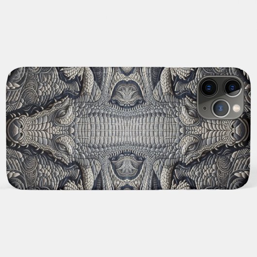 Flippiges cooles Kroko Top Design für Case-Mate iPhoneケース (裏面(横))
