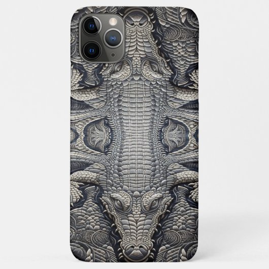 Flippiges cooles Kroko Top Design für Case-Mate iPhoneケース (裏面)