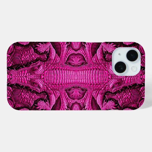 Flippiges cooles Kroko Top Design für Case-Mate iPhoneケース (裏面 (横))