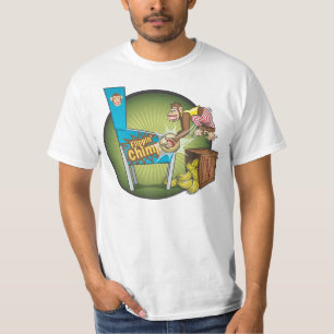 FlippinのチンパンジーピンボールTシャツ Tシャツ